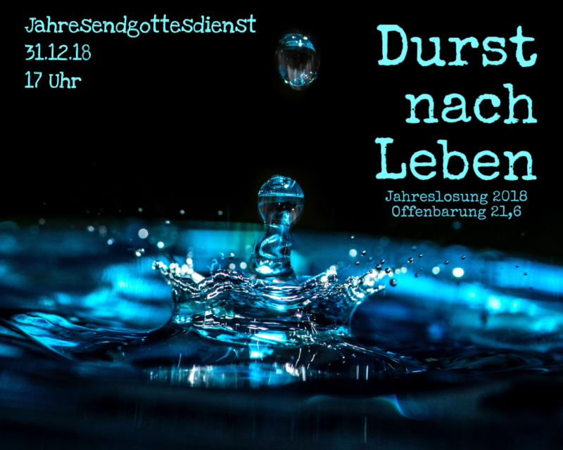 Durst nach Leben