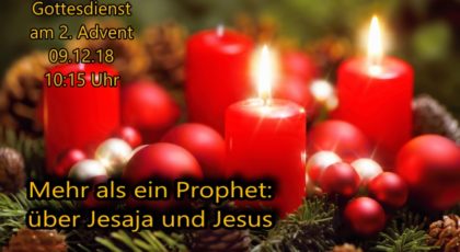 Mehr als ein Prophet – über Jesaja und Jesus