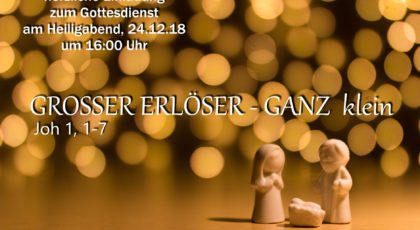 Großer Erlöser – ganz klein