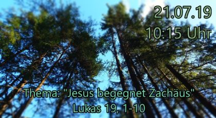 Jesus begegnet Zachäus