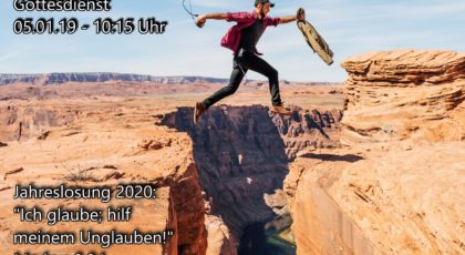 Ich glaube, hilf meinem Unglauben