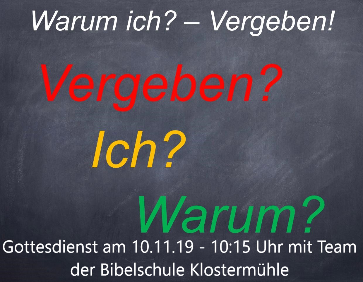 Vergeben