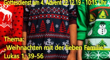 Weihnachten mit der lieben Familie