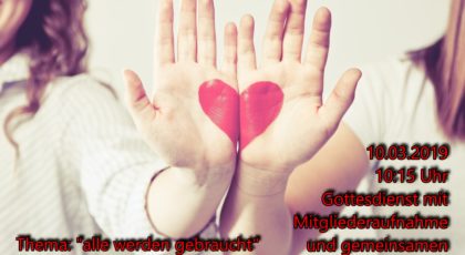 Alle werden gebraucht