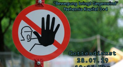 Bewegung bringt Gegenwind