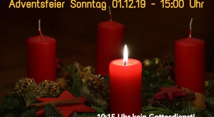 Advent, Advent ein Lichtlein brennt
