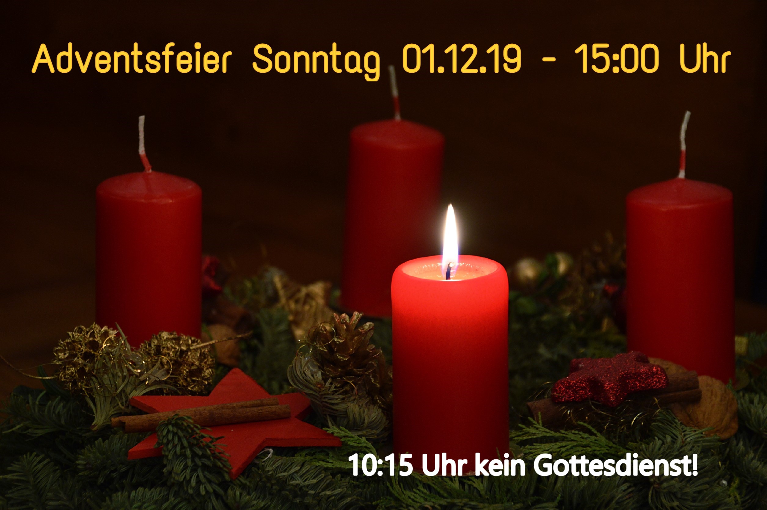 Advent, Advent ein Lichtlein brennt