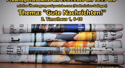 Gute Nachrichten!